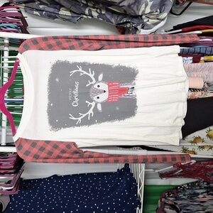 12PM BY MON AMI CHRISTMAS PJ TOP SIZE SMALL